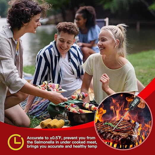 Copkim 3 Pcs Instant Read Meat Thermometer - Image 6