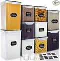 VERONES Large Tall Airtight Food Storage Containers, 10 PACK Plastic Airtight by VERONES