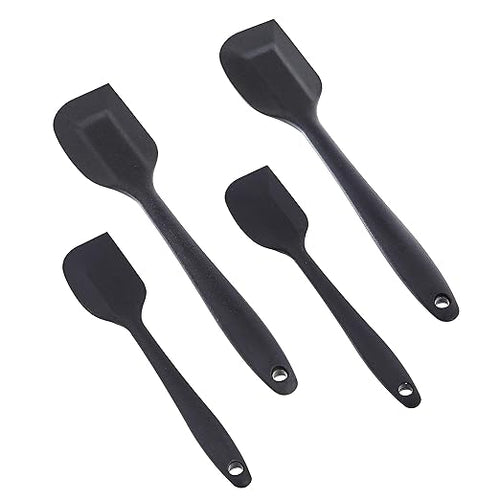Amazon Basics Non-Stick Heat Resistant Silicone Spatula Set, Dishwasher Safe - Image 2
