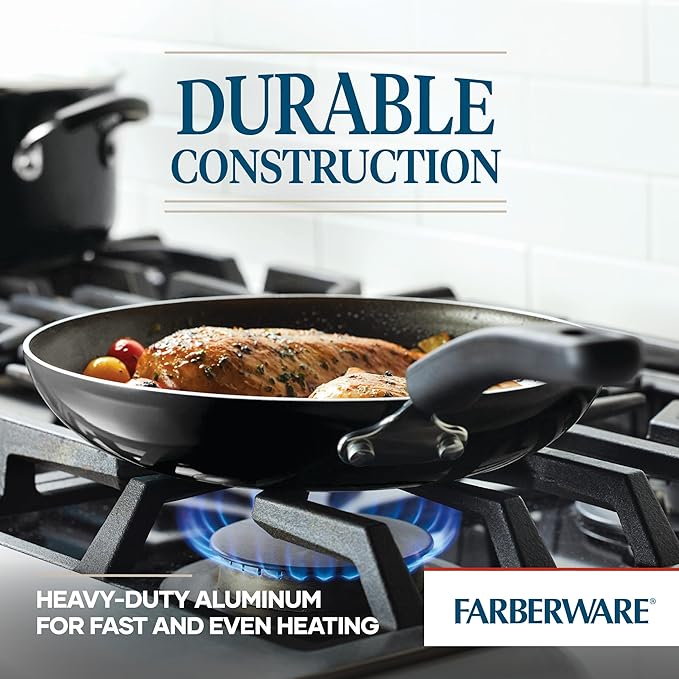Farberware Cookstart DiamondMax Nonstick Cookware/Pots and Pans Set - Image 5