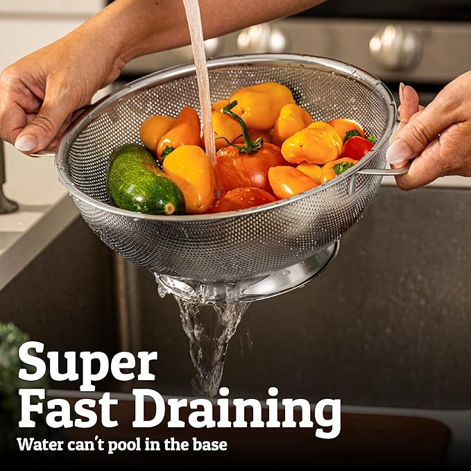 PriorityChef Premium Stainless Steel Colander - Image 7
