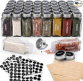 Antimbee 40-Pack 3.5 OZ Glass Spice Jars by Antimbee