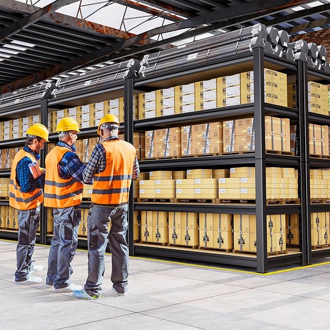 71"Hx46"Wx18"D Garage Shelving-2050 lbs 5 Tier Storage Shelves, Adjustable - Image 8