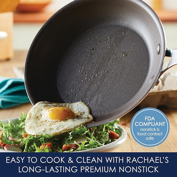 Rachael Ray Cook + Create Nonstick Frying Pan/Skillet, 10 Inch - Image 6