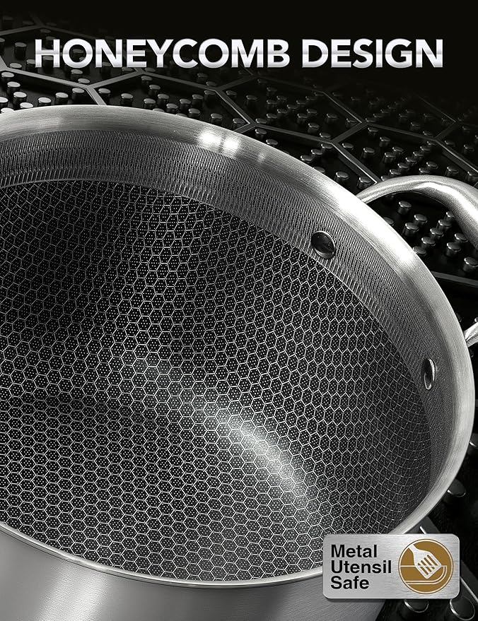 MICHELANGELO Tri-ply Stainless Steel Stock Pot, 8-Quart Stockpot - Image 2
