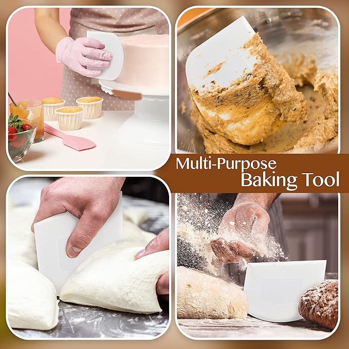 Plastic Bench Scraper for Baking - Image 6