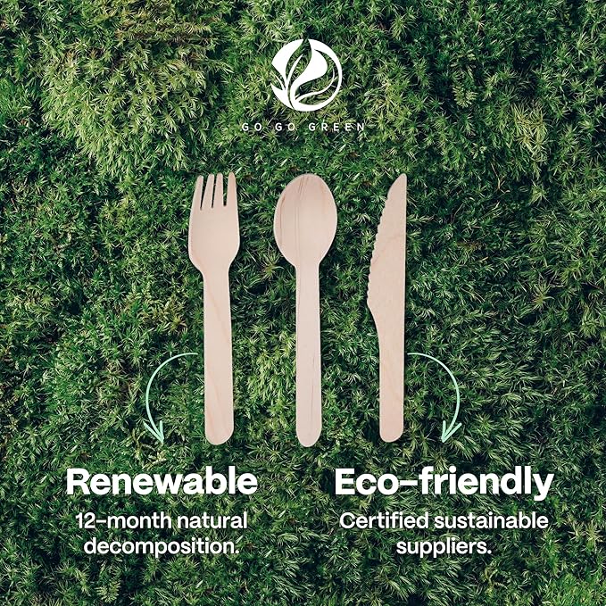 100% Compostable Cutlery Set - Image 6